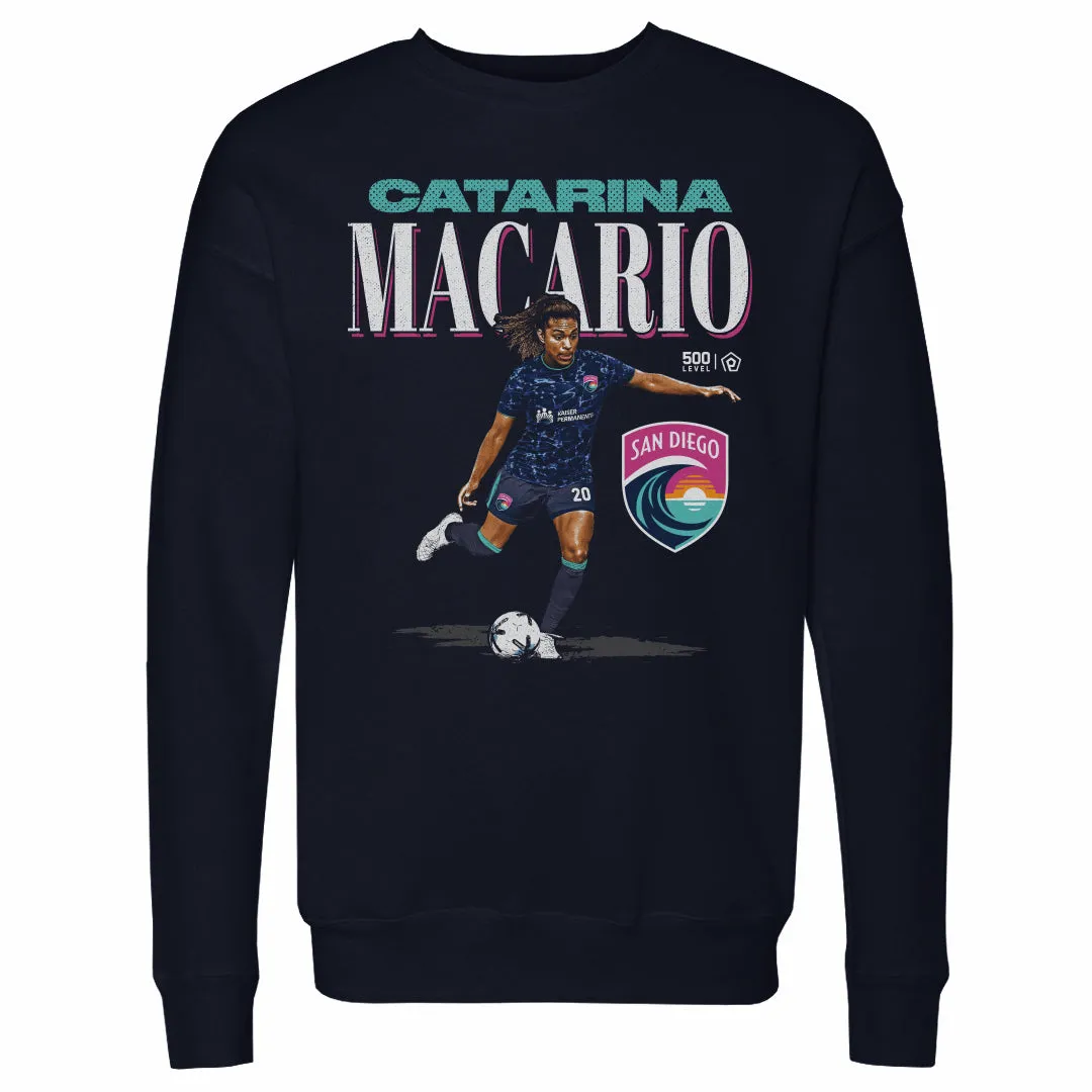 Catarina Macario San Diego Wave FC Player Name WHT sold by 500 Level