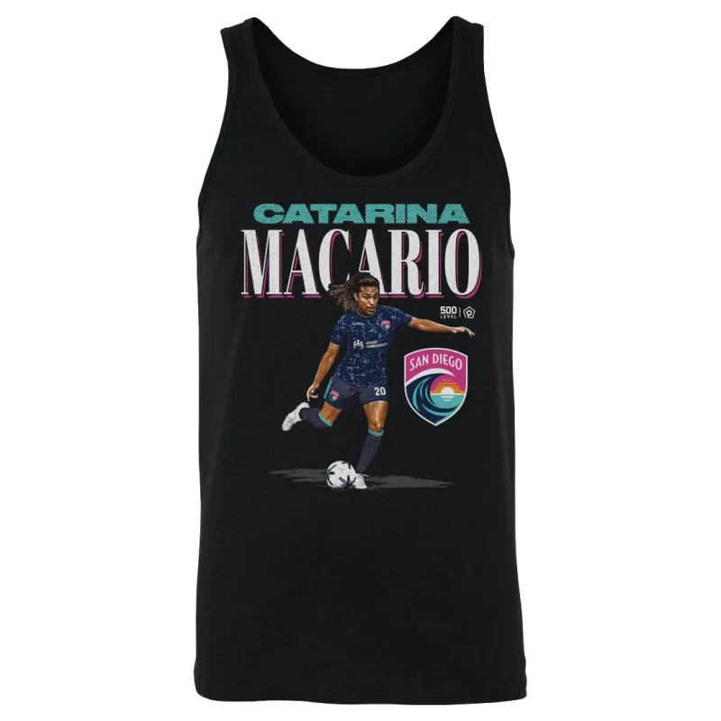 Catarina Macario San Diego Wave FC Player Name WHT made by 500 Level