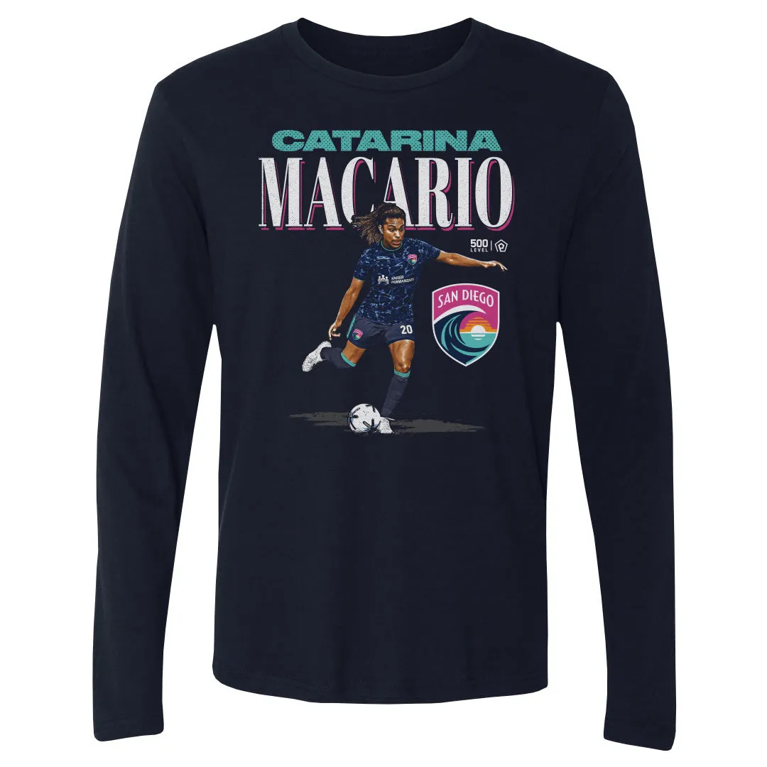 Catarina Macario San Diego Wave FC Player Name WHT sold by 500 Level product image thumbnail 2