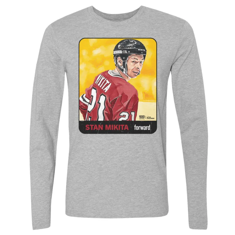 Stan Mikita Chicago Vintage Card WHT made by 500 Level