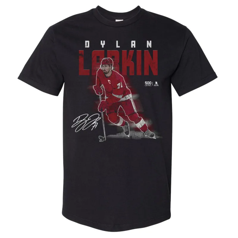 Dylan Larkin Detroit Player Name WHT made by 500 Level