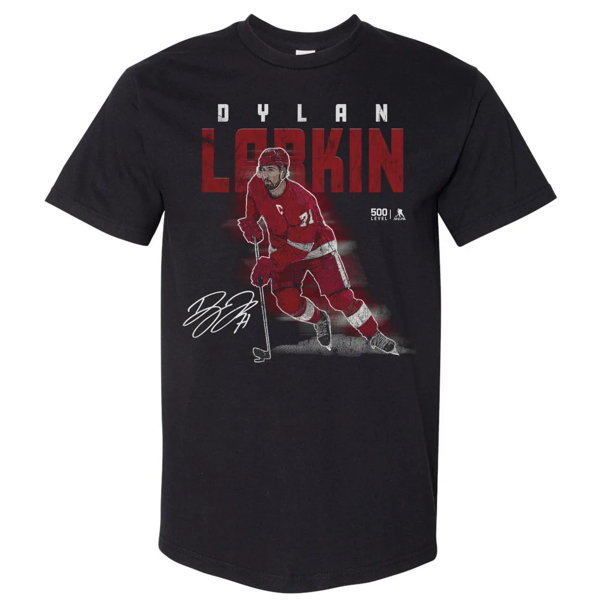 Dylan Larkin Detroit Player Name WHT sold by 500 Level