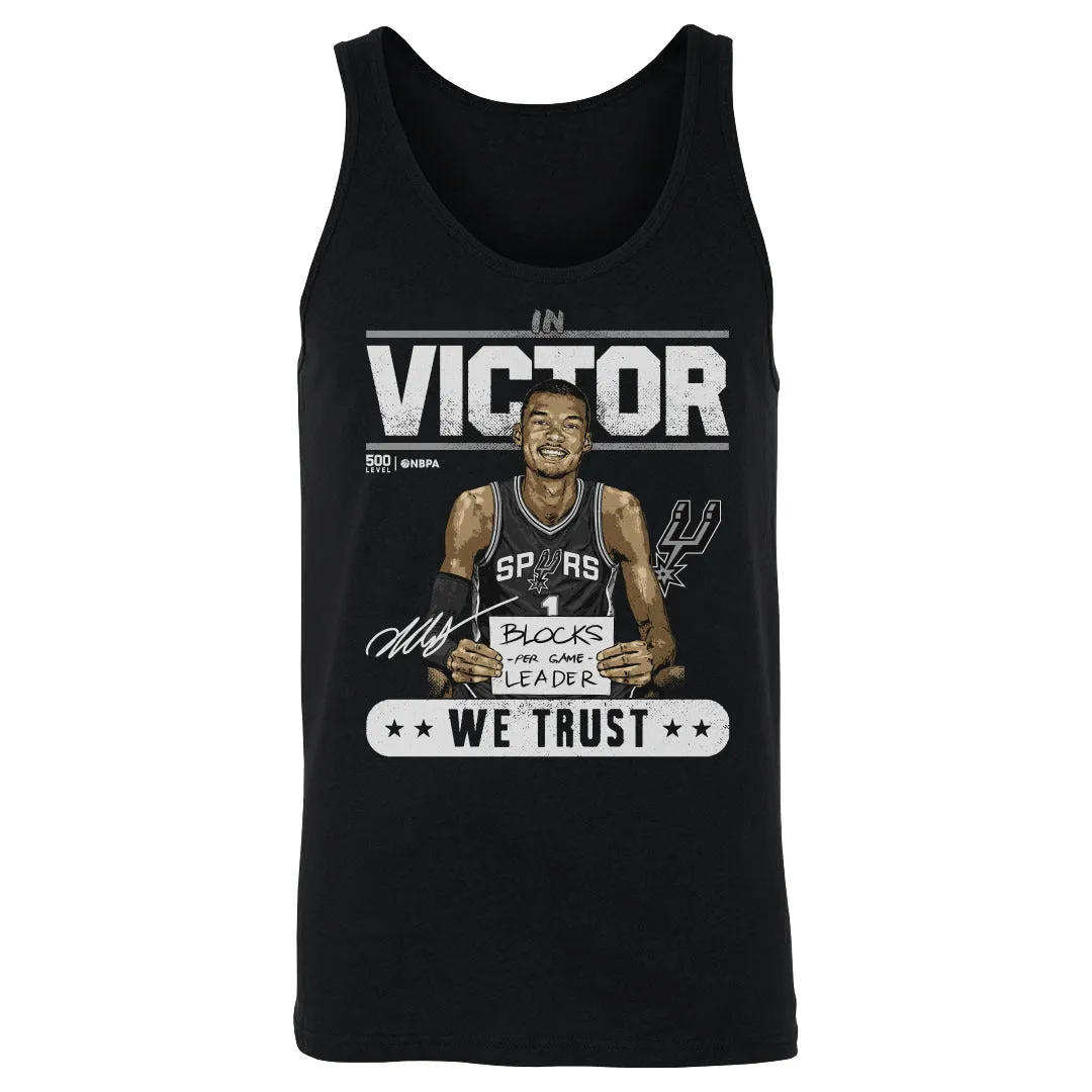 Victor Wembanyama San Antonio Spurs Blocks Leader Trust WHT sold by 500 Level