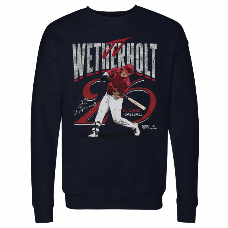 JJ Wetherholt St. Louis Player Name WHT made by 500 Level