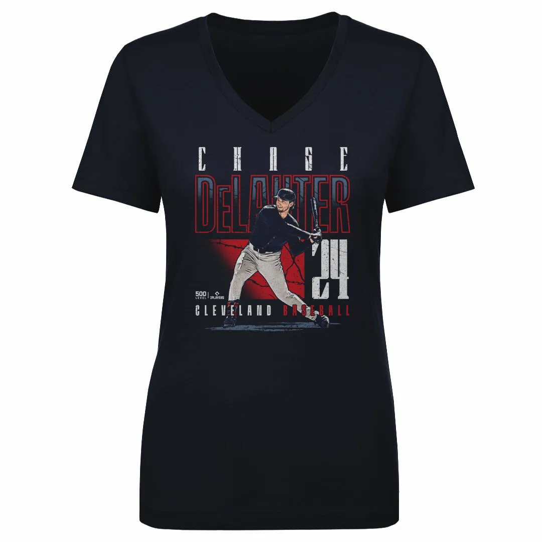 Chase DeLauter Cleveland Player Name WHT sold by 500 Level