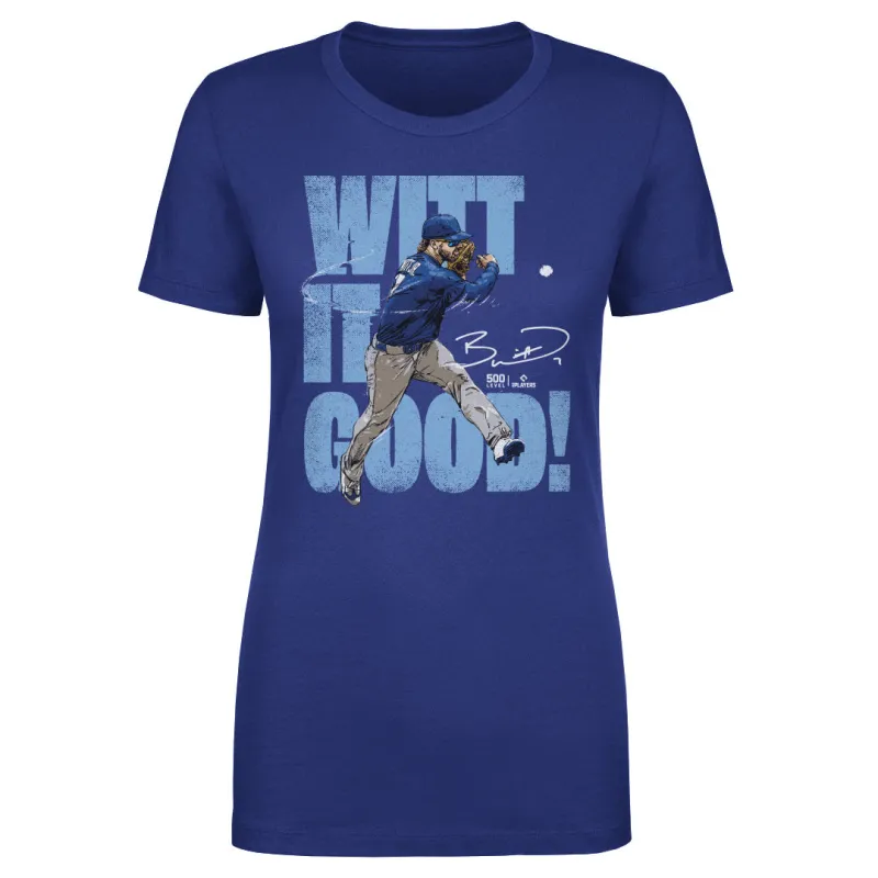 Bobby Witt Jr. Kansas City Witt It Good WHT made by 500 Level