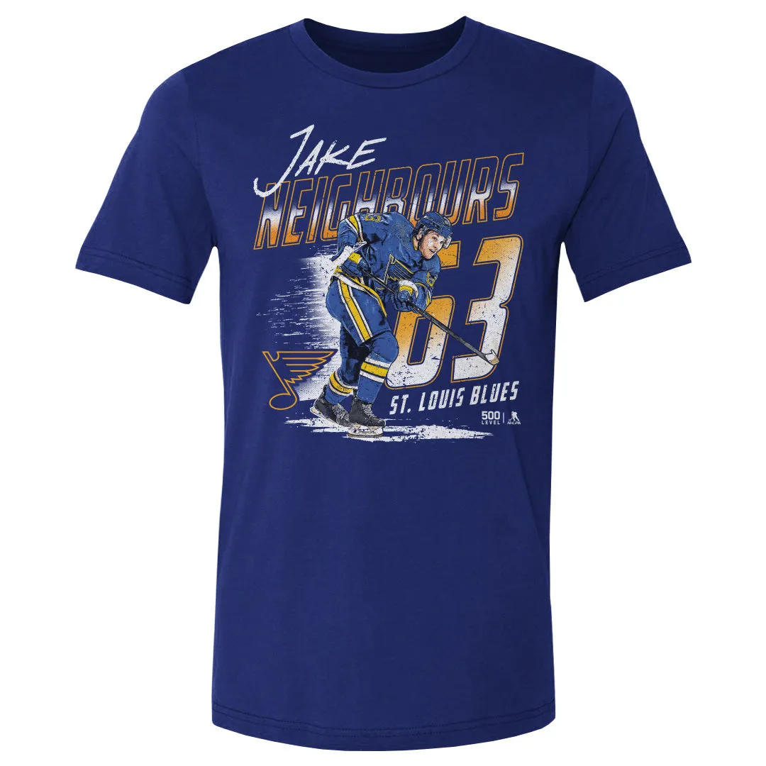 Jake Neighbours St. Louis Blues Player Number WHT sold by 500 Level