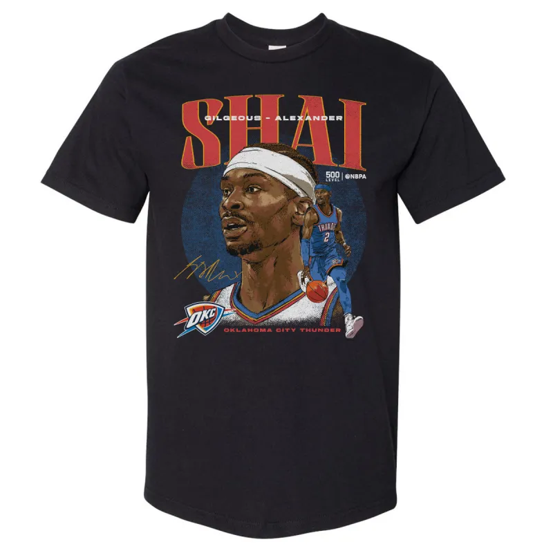 Shai Gilgeous-Alexander Oklahoma City Thunder Dual WHT made by 500 Level