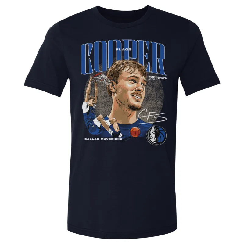 Cooper Flagg Dallas Mavericks Dual WHT made by 500 Level