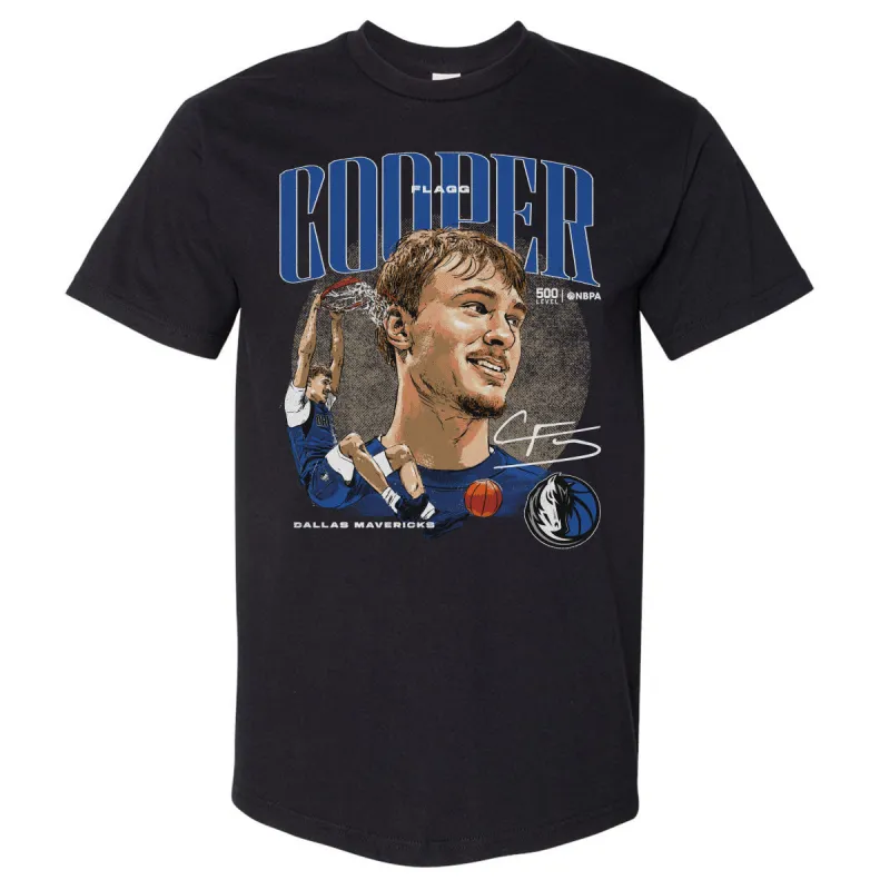 Cooper Flagg Dallas Mavericks Dual WHT made by 500 Level