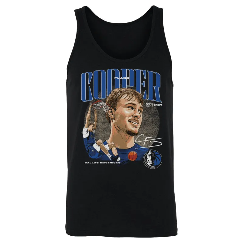 Cooper Flagg Dallas Mavericks Dual WHT made by 500 Level