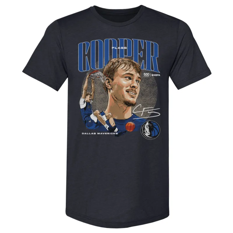 Cooper Flagg Dallas Mavericks Dual WHT made by 500 Level