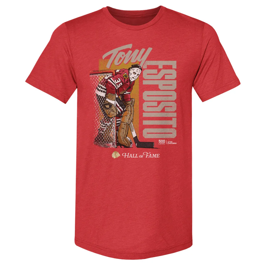 Tony Esposito Chicago Blackhawks H.O.F. Highlight WHT sold by 500 Level product image thumbnail 2