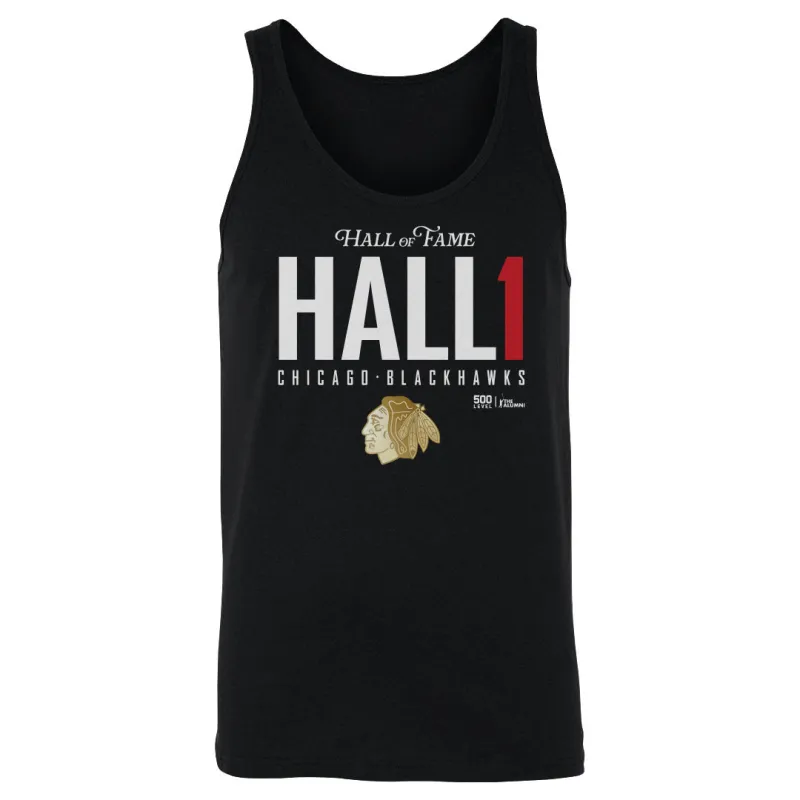 Glenn Hall Chicago Blackhawks H.O.F. Elite WHT made by 500 Level