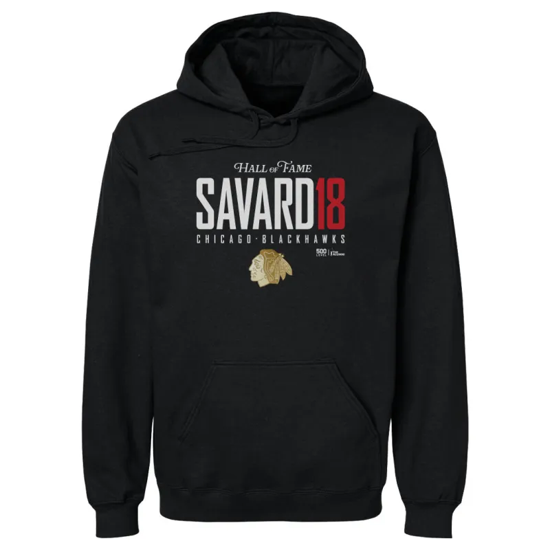 Denis Savard Chicago Blackhawks H.O.F. Elite WHT made by 500 Level