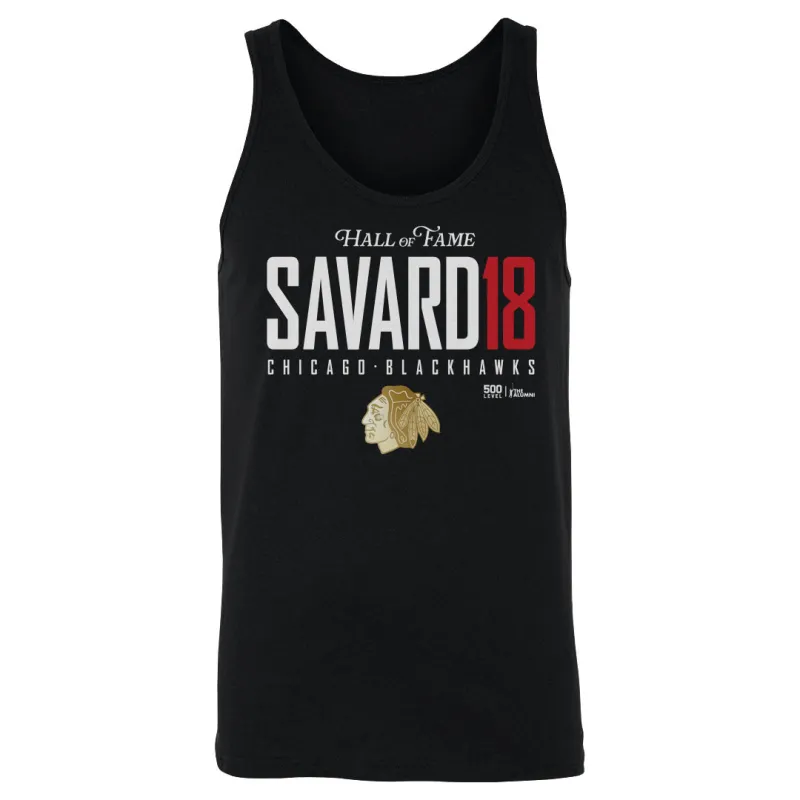 Denis Savard Chicago Blackhawks H.O.F. Elite WHT made by 500 Level