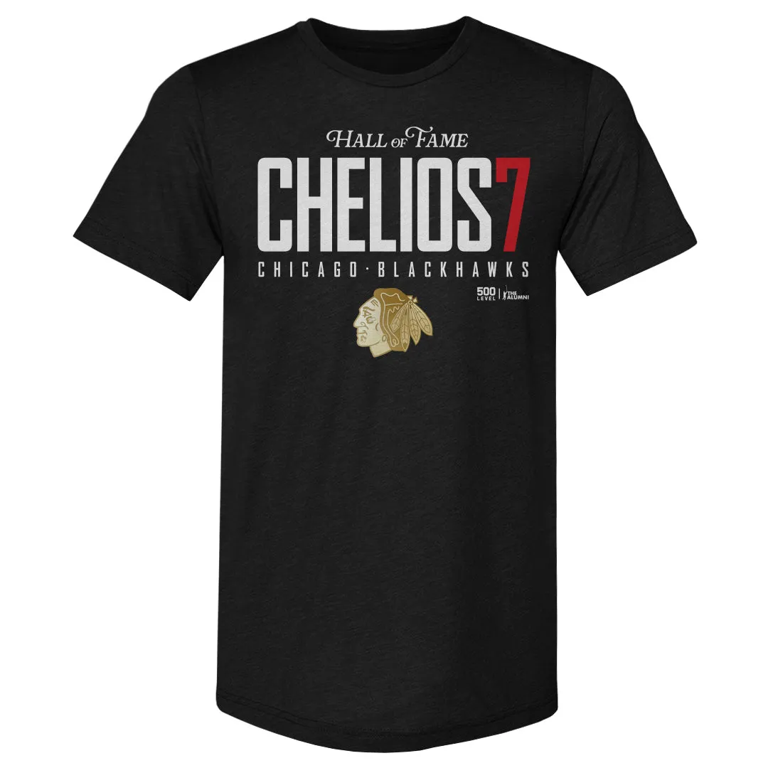 Chris Chelios Chicago Blackhawks H.O.F. Elite WHT sold by 500 Level
