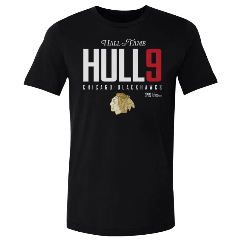 Bobby Hull Chicago Blackhawks H.O.F. Elite WHT made by 500 Level