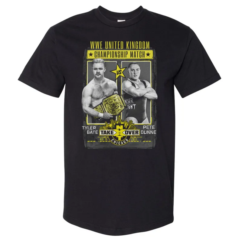 NXT Take Over 2017 Tyler Bate Vs. Pete Dunne WHT made by 500 Level