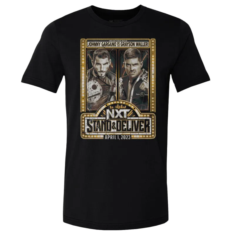 NXT Stand & Deliver 2023 Johnny Gargano Vs. Grayson Waller WHT made by 500 Level