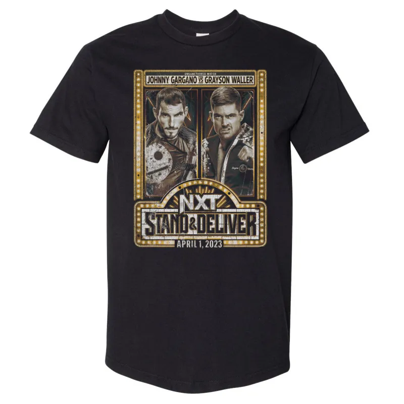 NXT Stand & Deliver 2023 Johnny Gargano Vs. Grayson Waller WHT made by 500 Level
