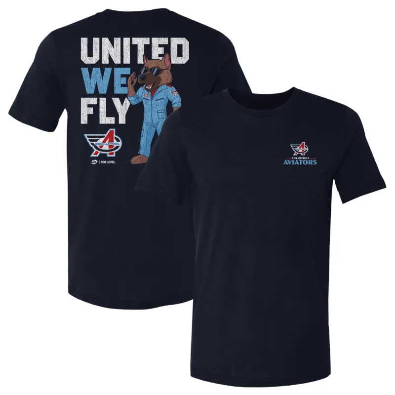 Columbus Aviators Mascot United F&B WHT made by 500 Level