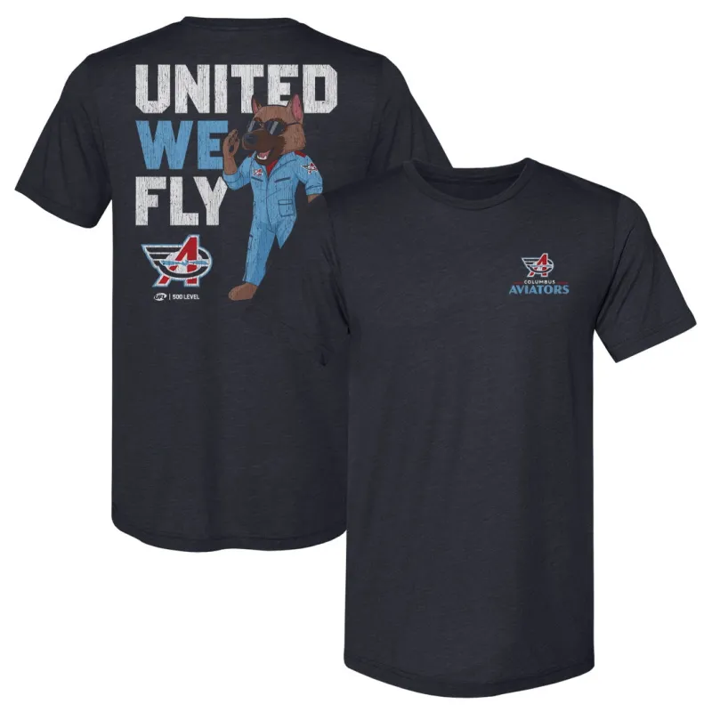Columbus Aviators Mascot United F&B WHT made by 500 Level