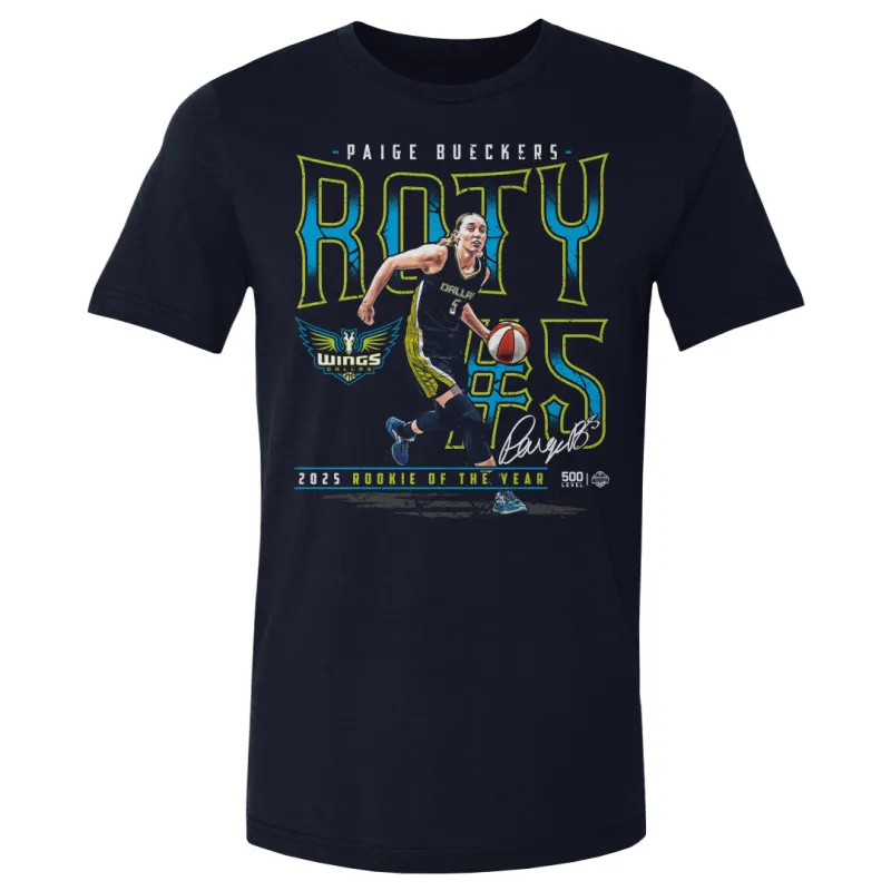 Paige Bueckers Dallas Wings 2025 ROTY WHT made by 500 Level