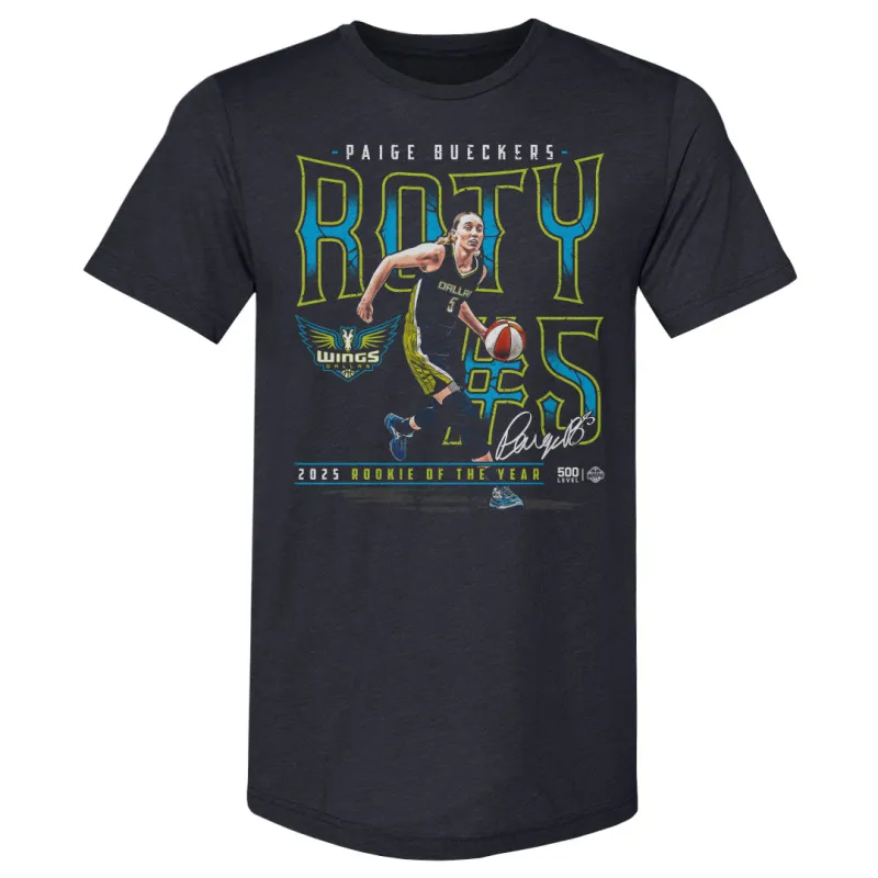 Paige Bueckers Dallas Wings 2025 ROTY WHT made by 500 Level