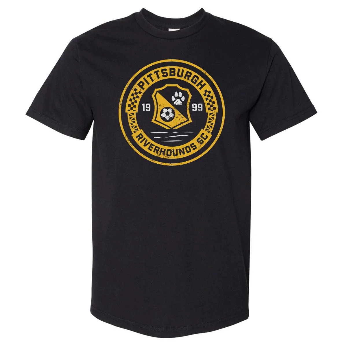 Pittsburgh Riverhounds SC Vintage Primary Logo WHT sold by 500 Level