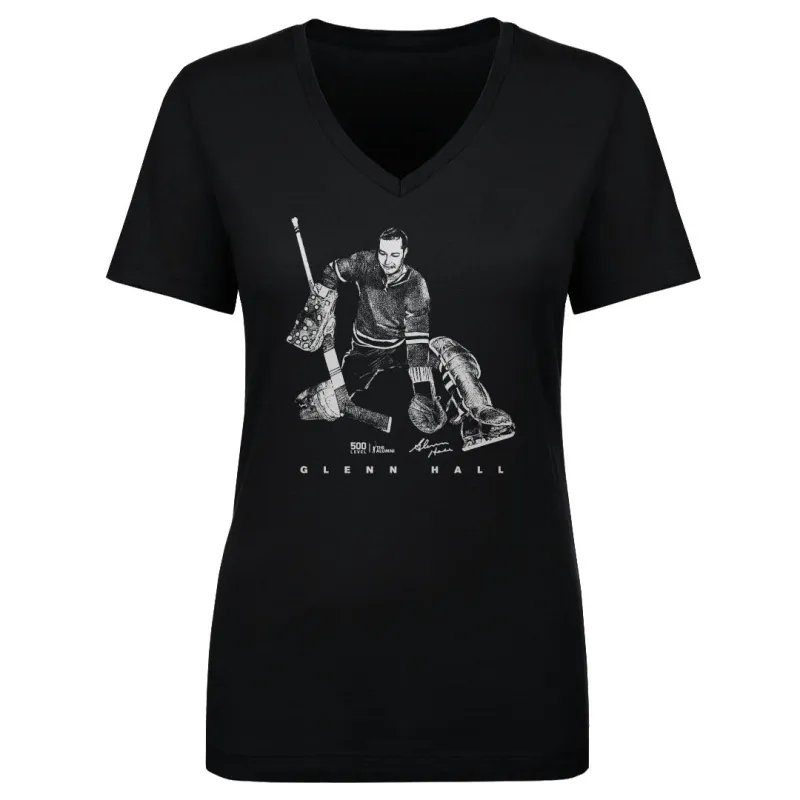 Glenn Hall Chicago Bitmap WHT made by 500 Level