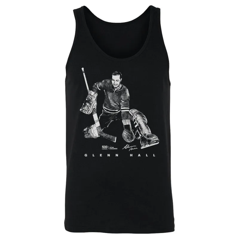 Glenn Hall Chicago Bitmap WHT made by 500 Level