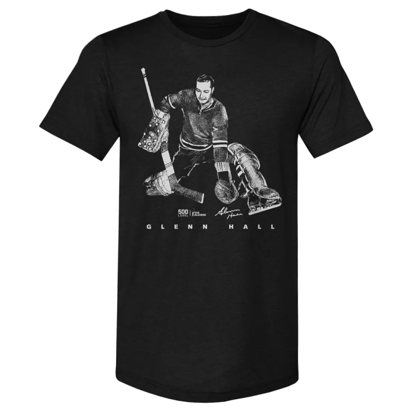 Glenn Hall Chicago Bitmap WHT made by 500 Level