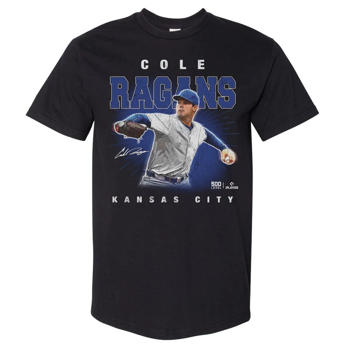 Cole Ragans Kansas City Player Name WHT sold by 500 Level