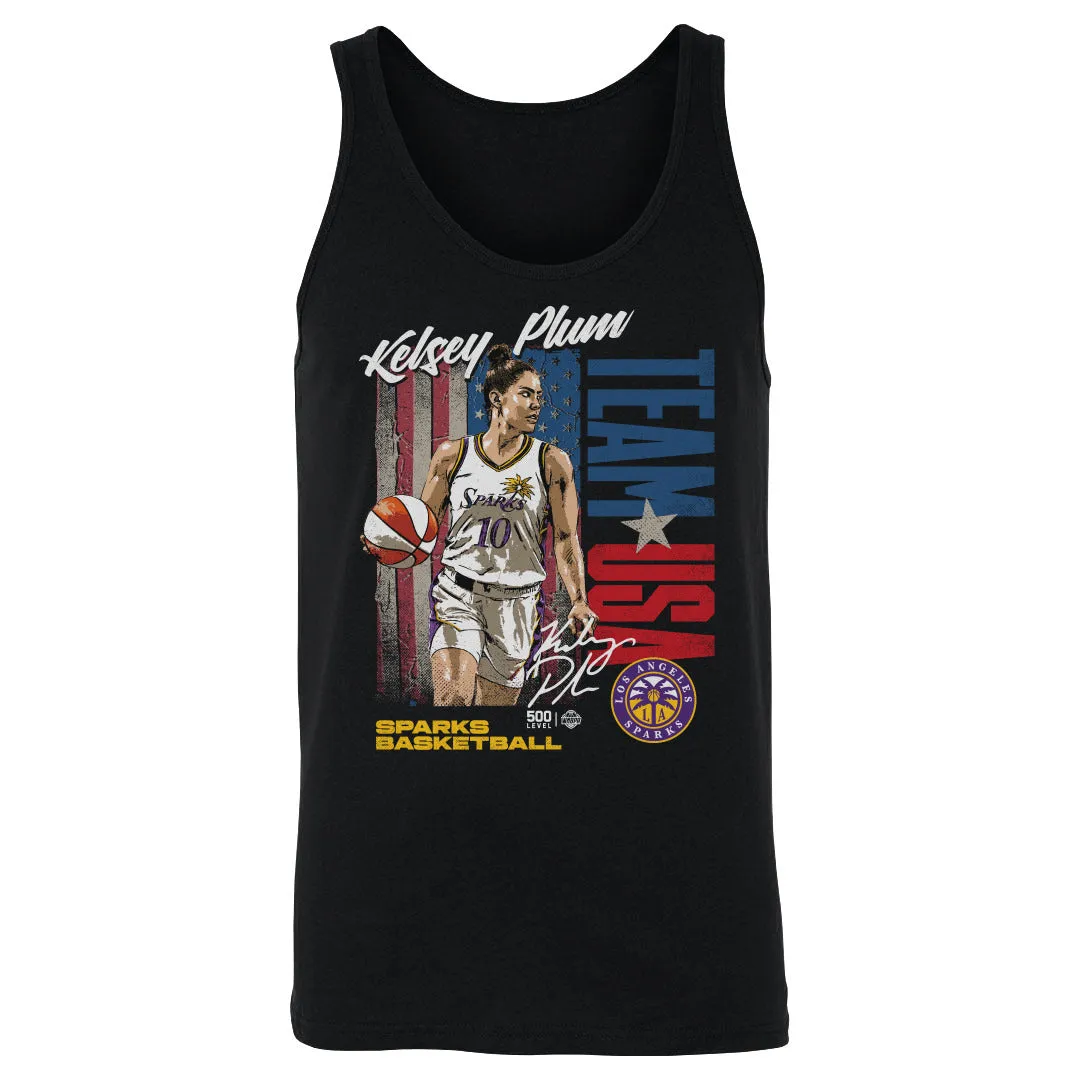 Kelsey Plum Los Angeles Sparks Team USA WHT sold by 500 Level