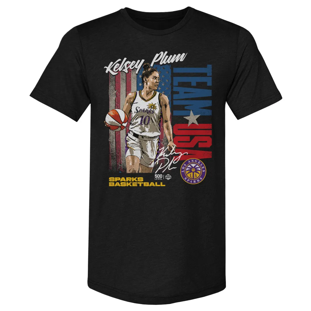Kelsey Plum Los Angeles Sparks Team USA WHT sold by 500 Level