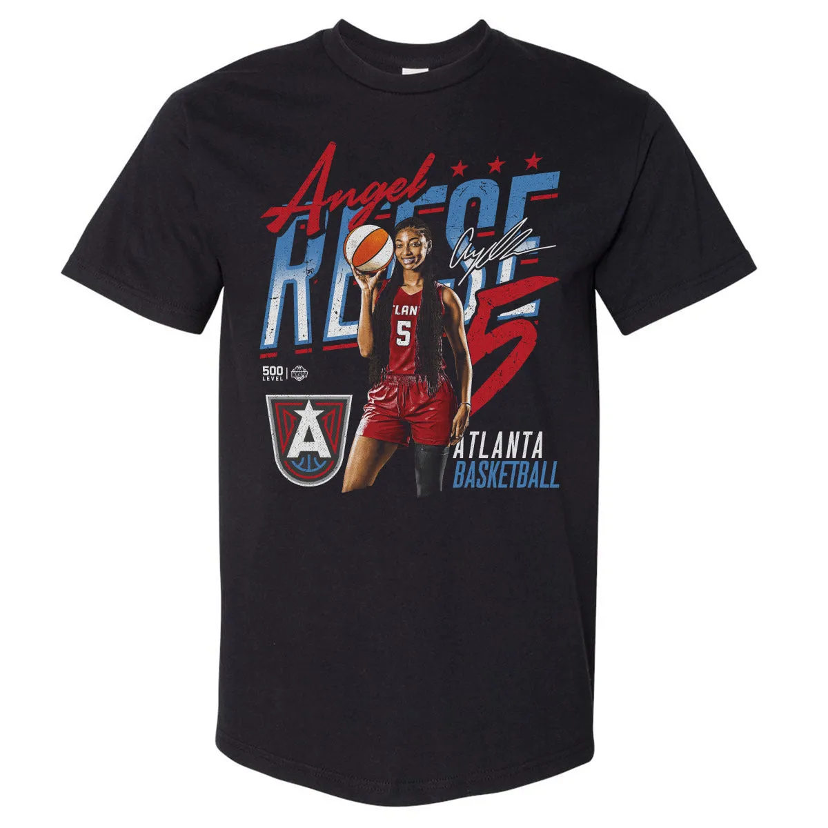 Angel Reese Atlanta Dream Player Name WHT sold by 500 Level
