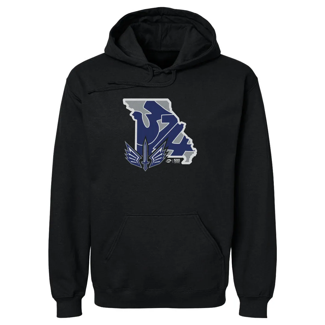 St. Louis Battlehawks Area Code Silhouette WHT sold by 500 Level