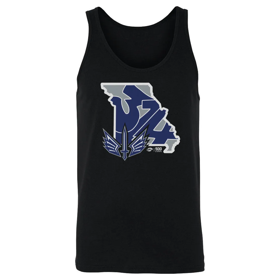 St. Louis Battlehawks Area Code Silhouette WHT sold by 500 Level