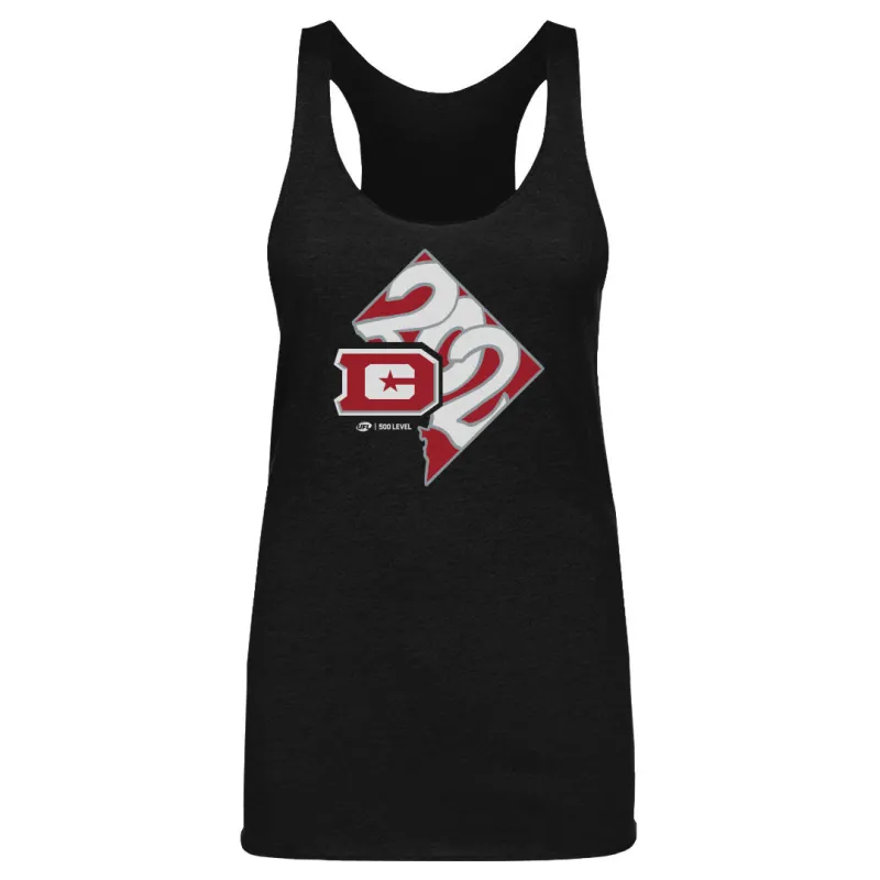 DC Defenders Area Code Silhouette WHT made by 500 Level