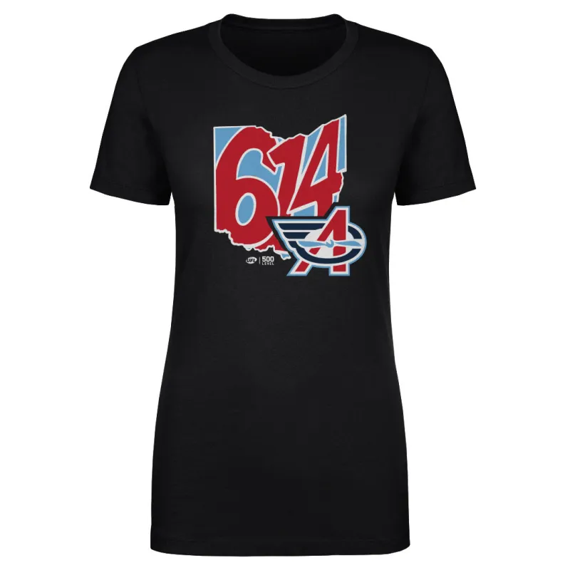 Columbus Aviators Area Code Silhouette WHT made by 500 Level