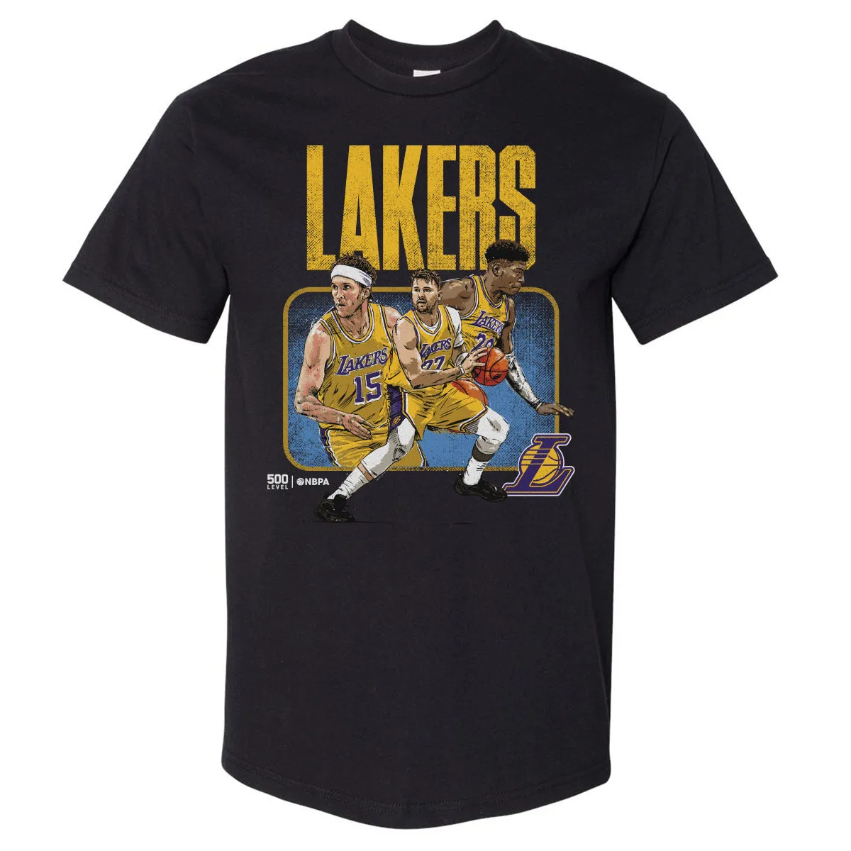 Los Angeles Lakers 2026 Playoffs Trio WHT sold by 500 Level