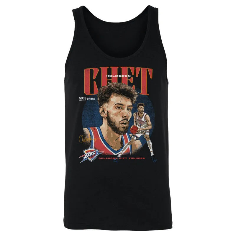 Chet Holmgren Oklahoma City Thunder Dual WHT made by 500 Level
