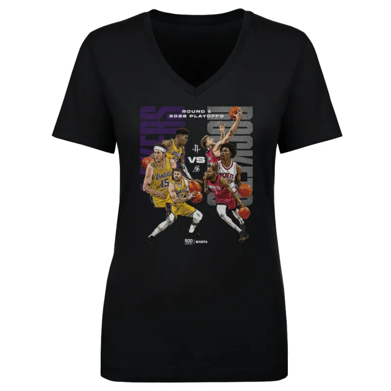 2026 NBA Playoffs Houston Rockets Vs. Los Angeles Lakers WHT made by 500 Level