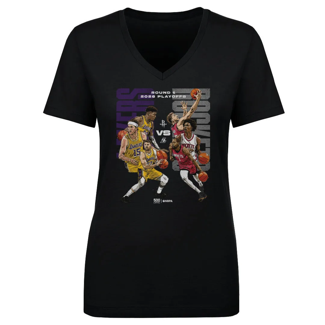 2026 NBA Playoffs Houston Rockets Vs. Los Angeles Lakers WHT sold by 500 Level
