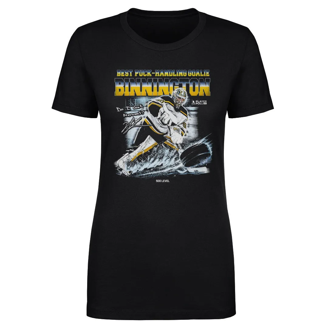 Jordan Binnington St. Louis Best Puck-Handling Goalie WHT sold by 500 Level