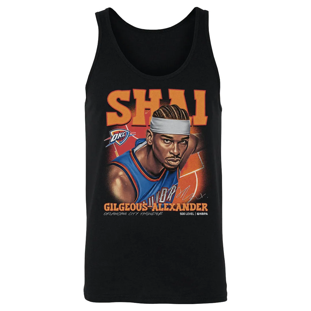 Shai Gilgeous-Alexander Oklahoma City Thunder Airbrush WHT sold by 500 Level