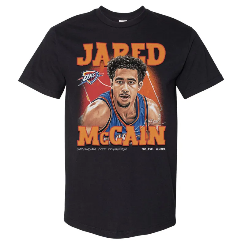 Jared McCain Oklahoma City Thunder Airbrush WHT made by 500 Level