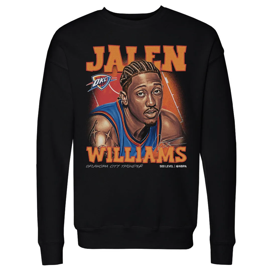 Jalen Williams Oklahoma City Thunder Airbrush WHT sold by 500 Level