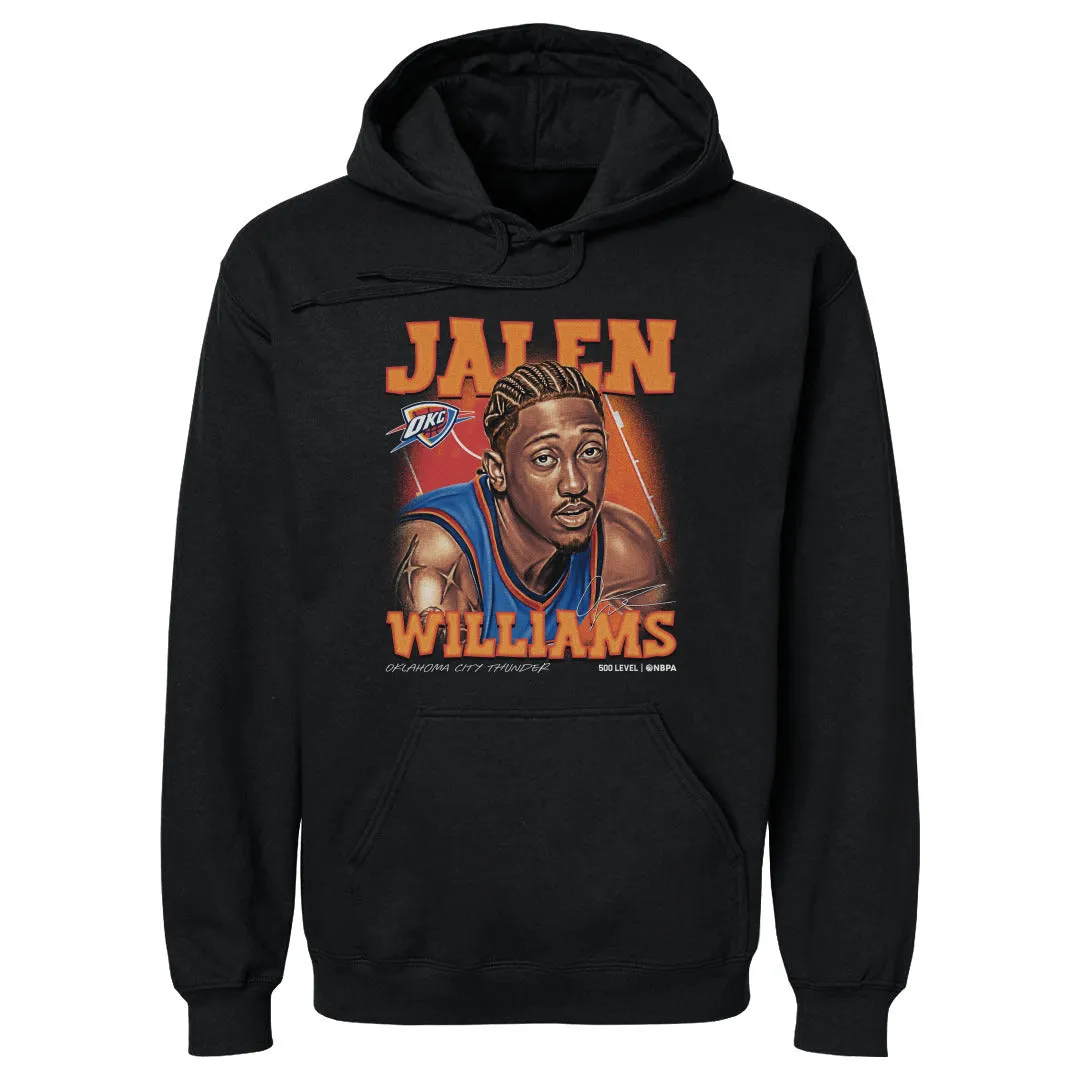 Jalen Williams Oklahoma City Thunder Airbrush WHT sold by 500 Level